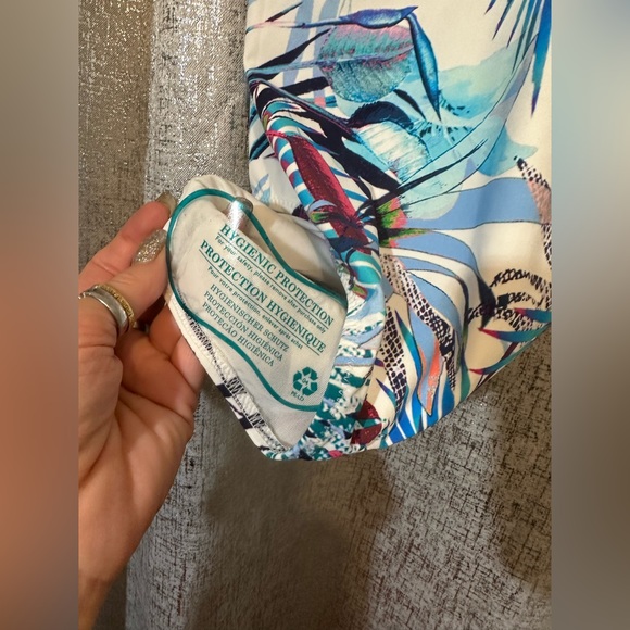 Profile By Gottex Turkiz One-Piece Swimsuit, Size 14 NWT - Picture 7 of 8